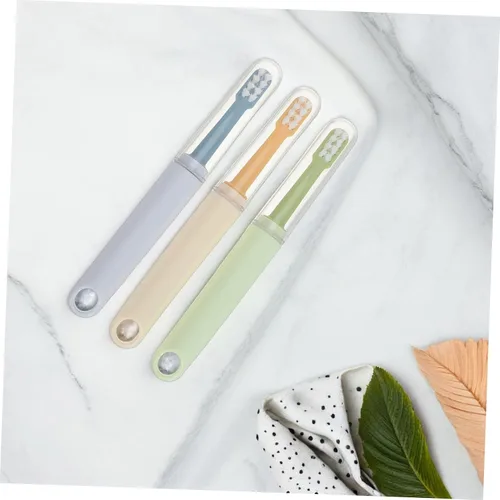 Vista 6 de Double Headed PET Toothbrush Set for Kitten and Dog, 3pcs