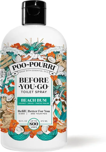 Vista 10 de Poo-Pourri Before-You-Go - Aerosol para inodoro, Beach Bum, 2 onzas