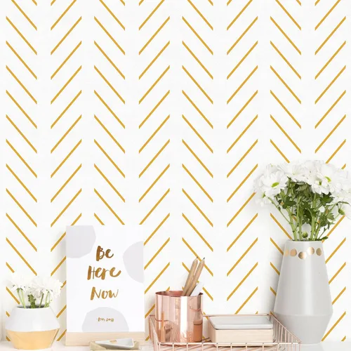 Vista 12 de Orainege - Papel de colgadura adhesivo negro y blanco con diseño de espina de pescado, papel de contacto para baño, 17.7 x 78.7 pulgadas, papel