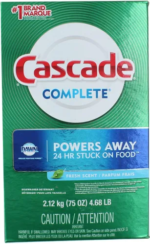 Vista 6 de Detergente en polvo para lavaplatos Cascade Complete Dawn de aroma fresco, 45 onzas