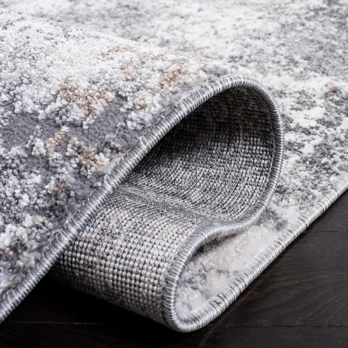 Vista 5 de SAFAVIEH Aston Collection - Alfombra decorativa, 2 x 4 pies, marfil y gris, diseño abstracto moderno, no desprende pelusa y de fácil cuidado, ideal
