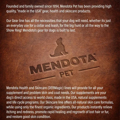 Vista 7 de Mendota Pet - Juego de correa deslizante y collar para perro, hecho en EUA