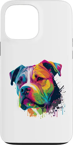 Vista 24 de Colorful American Bulldog American Bully Men Women Case for iPhone 17