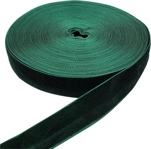 Vista 6 de Carrete de cinta de terciopelo blanco de 15 yardas, para bodas, envoltura de regalos, lazos para el pelo, decoración del hogar (1/4 pulgadas, blanco)