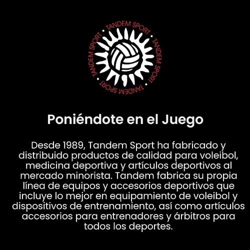 Vista 4 de Coderas de voleibol Tandem Sport - Rodilleras para quemaduras y moretones en la cancha - Rodilleras de voleibol no voluminosas