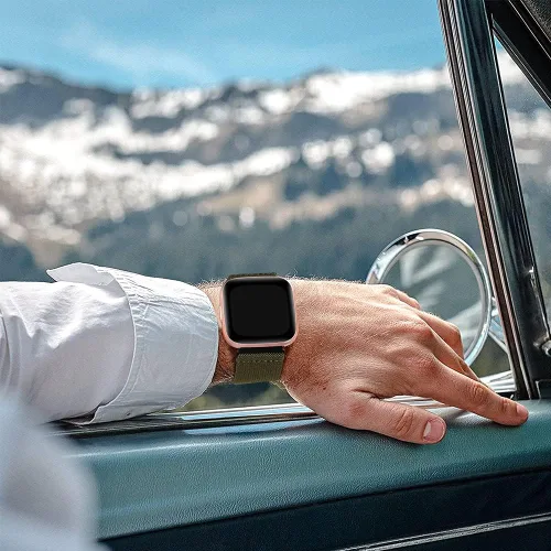 Vista 6 de Witzon Compatible con Fitbit Versa/Versa Lite/Versa 2 bandas para mujeres y hombres, correa elástica ajustable de repuesto para reloj inteligente