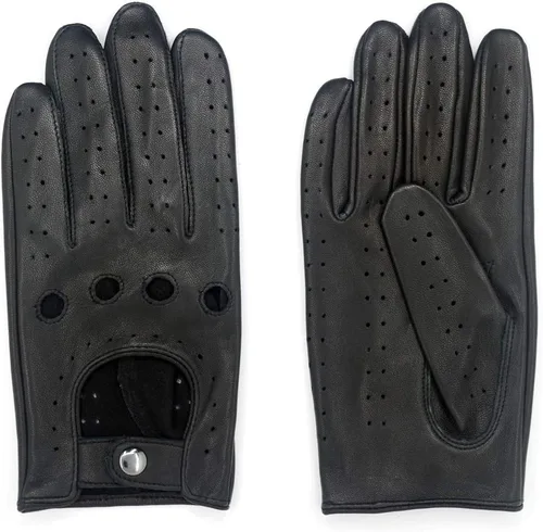 Vista 5 de Guantes de cuero de piel de cordero para conducir de Harssidanzar para hombres GM026