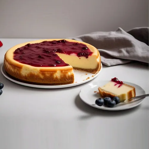 Vista 15 de Andy Anand Lujosa tarta de queso de manzana gourmet horneada de 9 pulgadas Ingredientes frescos y totalmente naturales con queso crema real