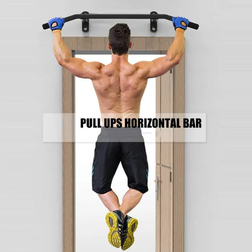 Vista 3 de Pull-Up Bars Wall-Mounted Pull-up Rods,Steel Horizontal Bars in The Door Corridor,Upper Body Muscle Exercise Fitness Equipment,Easy to Install,Load