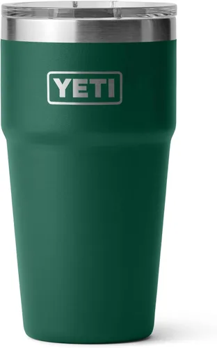Vista 35 de YETI Rambler - Vaso apilable de 20 onzas, acero inoxidable, aislado al vacío con tapa MagSlider Verde mar