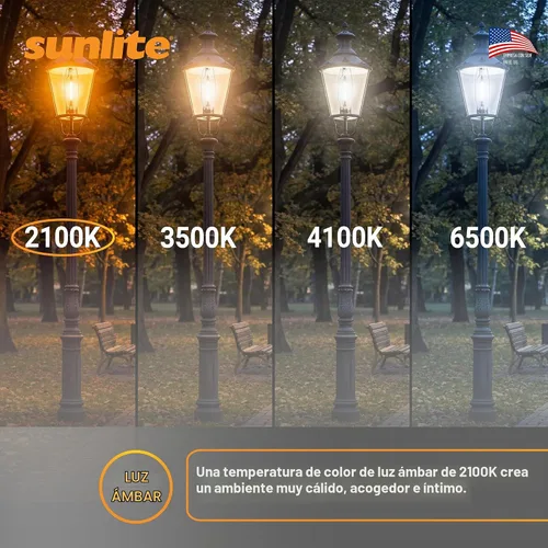 Vista 7 de Sunlite 03634-SU LU250/MOG - Bombilla de sodio de alta presión de 250 W, base Mogul (E39), código ANSI S50, 28000 lúmenes, 24000 horas de vida