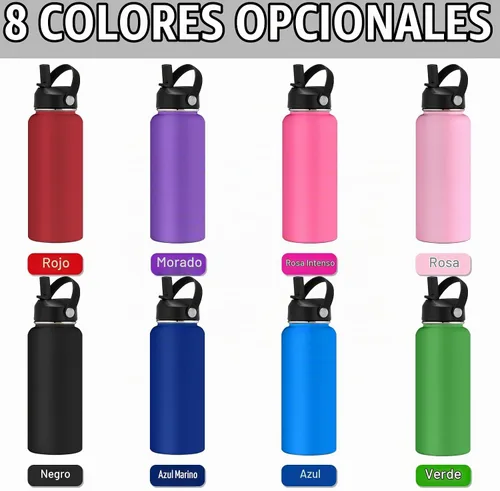Vista 4 de Botella de agua grabada personalizada aislada con pajilla, botella de agua deportiva personalizada con nombre, botella de agua de acero inoxidable