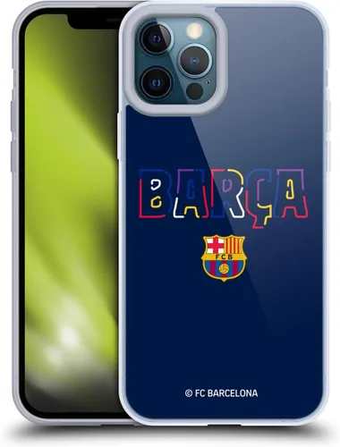 Vista 187 de Head Case Designs Funda de gel suave con licencia oficial del FC Barcelona Barca Crest Graphics [protección de grado militar] compatible con Apple