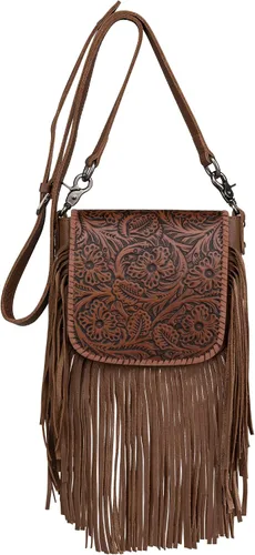 Vista 4 de Montana West Bolso bandolera con flecos estilo occidental para mujer