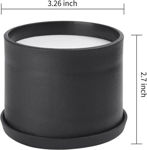 Vista 2 de Elevadores de cama de 2 pulgadas, elevadores redondos de muebles para patas delgadas, elevadores de patas de mesa y silla, protectores de suelo
