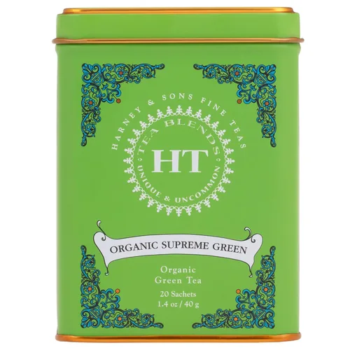 Vista 14 de Harney & Sons Té Rooibos African Autumn, HERBAL, lata de 20 sobres