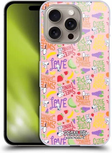 Vista 48 de Head Case Designs Funda rígida con licencia oficial de Peanuts Charlie y Snoopy Naturally Sweet compatible con Apple iPhone 7/8/SE 2020 y 2022