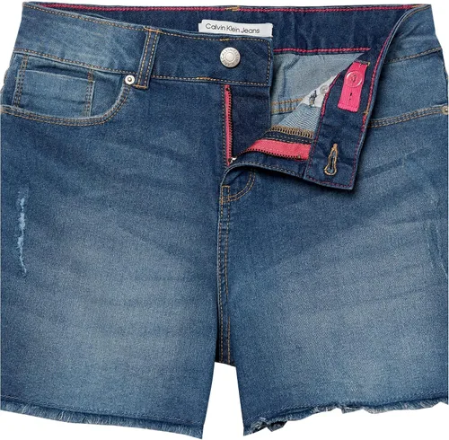 Vista 6 de Calvin Klein Chicas Roll-up Denim Short