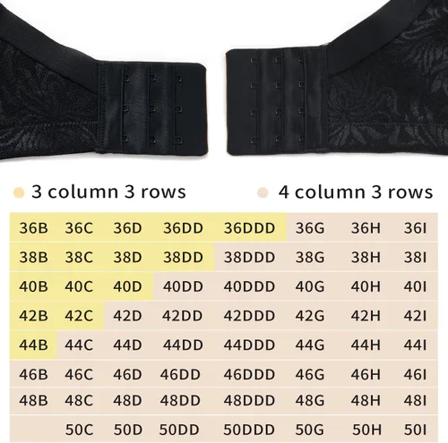 Vista 6 de Wingslove - Brasier para mujer, cobertura completa, sin acolchado, cómodo, minimizador, sin alambre, talla extragrande