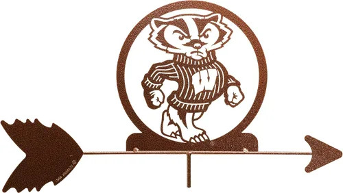 Vista 6 de SWEN Products Wisconsin Badgers Bucky Veleta (montaje ajustable incluido)