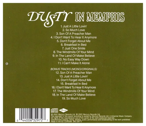 Vista 2 de Dusty in Memphis
