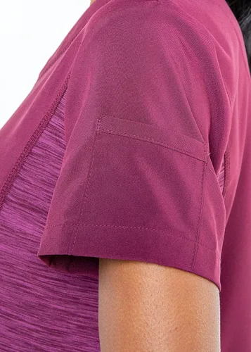 Vista 6 de Landau Women's 3 Pocket, Modern Tailored Fit V-Neck Medical Scrub Top 9047