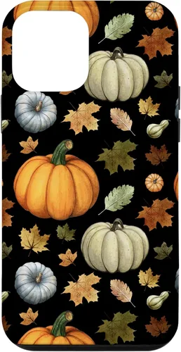 Vista 16 de iPhone 16 Falling Leaves Autumn and Pumpkin Happy Fall Case