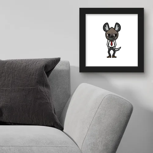 Vista 3 de Trends International Gallery Pops Sanrio Aggretsuko - Póster de pared Haida, 12.00 x 12.00 pulgadas, versión de marco negro