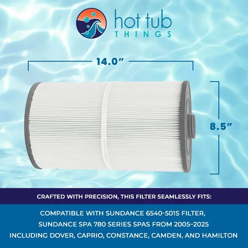 Vista 3 de Sundance 6540-501 Microclean - Cartucho de filtro (75 pies cuadrados)