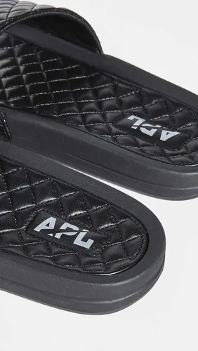 Vista 5 de APL Athletic Propulsion Labs Sandalias Lusso para hombre Negro
