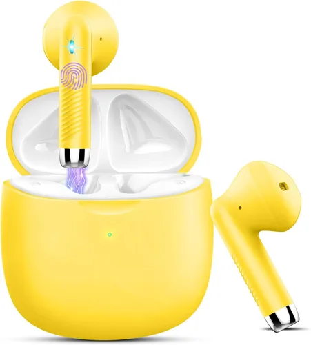 Vista 10 de Jxrev Auriculares inalámbricos mejorados 2026, auriculares Bluetooth 5.4 de 50 horas de reproducción con 4 micrófonos ENC con cancelación de ruido