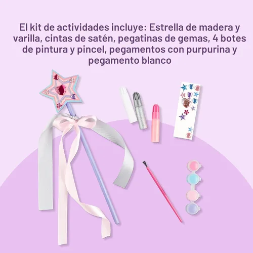 Vista 3 de Juego de manualidades Melissa & Doug, decora tu propia varita de princesa