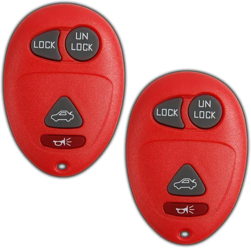 Vista 12 de Llave control remoto de repuesto KeylessOption, de 4 botones, para acceso sin llave, Negro