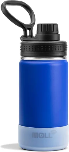Vista 19 de Botella de agua de 12 oz para niños de acero inoxidable con aislamiento al vacío de boca ancha Botella de agua deportiva - Pequeña botella de agua