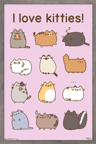 Vista 9 de Trends International Pusheen - Póster de pared de gatitos, 22.375 x 34 pulgadas, versión premium sin marco
