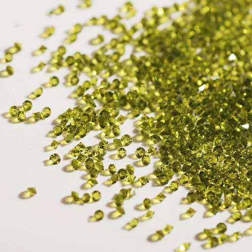 Vista 18 de 5000 cuentas de diamantes de imitación de cristal de diamante ultra mini de 0.044 pulgadas con parte trasera plana, cristales iridiscentes, brillo