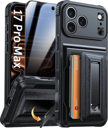 Vista 27 de Oterkin Funda tipo cartera para Google Pixel 11/11 Pro 4-5 tarjetero Negro