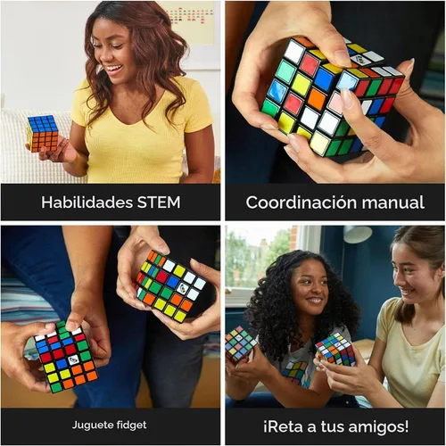 Vista 4 de Cubo Rubik 4x4 Master Puzzle Cube & Brain Teaser Fidget Toy