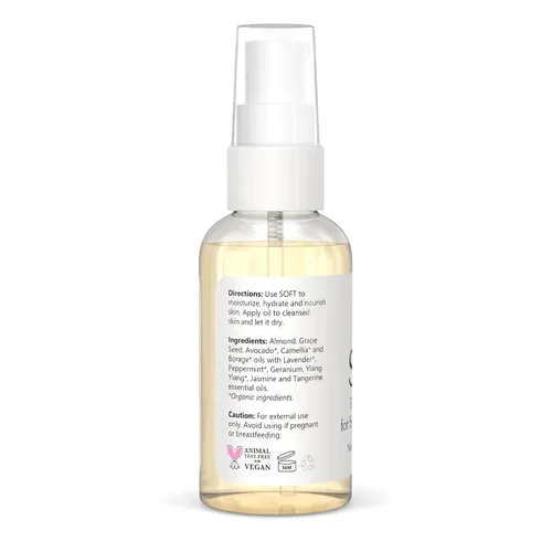 Vista 5 de Isabella's Clearly Suave, la mejor loción de suero de aceite natural para el cuerpo y la cara. Hidrata, hidrata, cura, suaviza la piel seca.