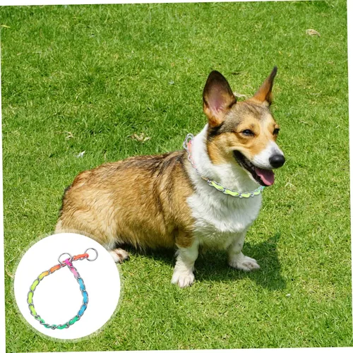 Vista 9 de balacoo 1 correa de tracción de arco iris, suministros cómodos para mascotas y uso diario, fácil de instalar y quitar, elegante