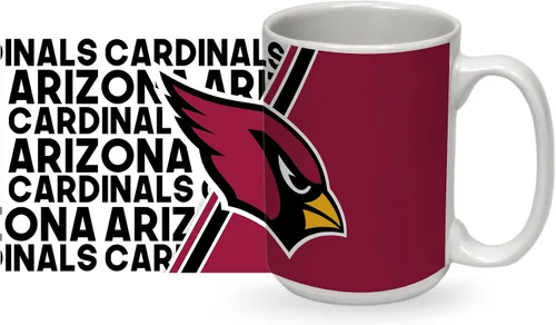 Vista 15 de Rico Industries NFL Football 15 oz White Ceramic Mug