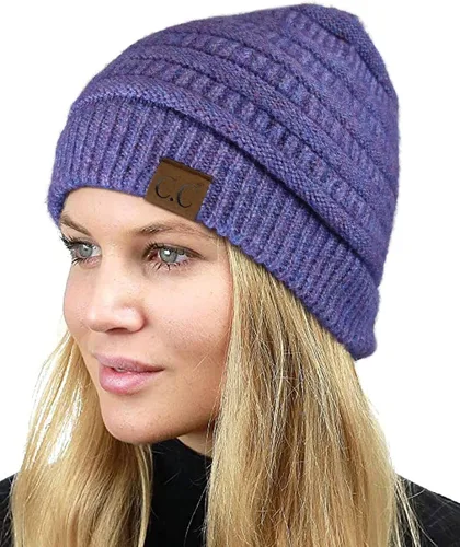 Vista 480 de C.C Trendy Warm Chunky Soft Stretch Cable Knit Beanie