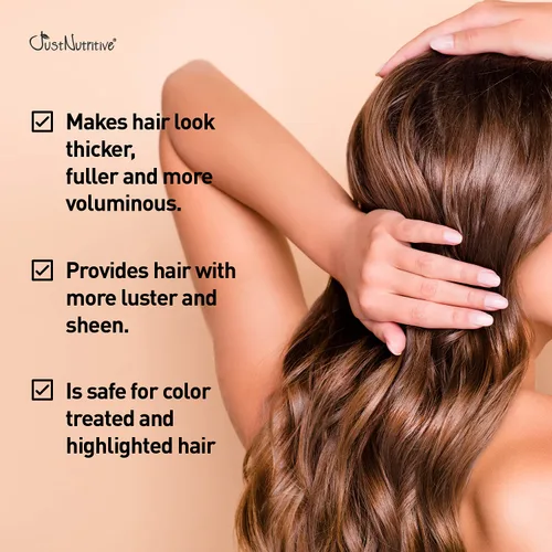 Vista 4 de Champú de terapia de pérdida de cabello el mejor champú para cabello saludable ingredientes nutritivos que alimentan e hidratan el cabello