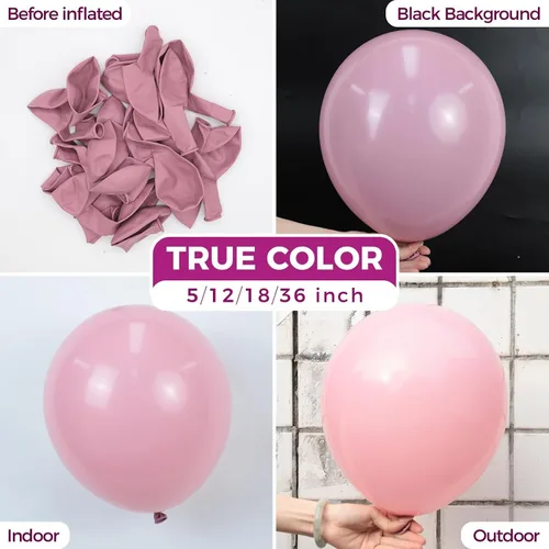 Vista 340 de Bezente Globos arcoíris de 18 pulgadas, paquete de 30 unidades, de látex 01-Assorted-G01