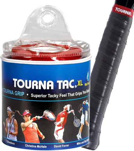 Vista 5 de Tourna Paquete de 30 bolsas de viaje Tac Tacky Feel Tennis Grip