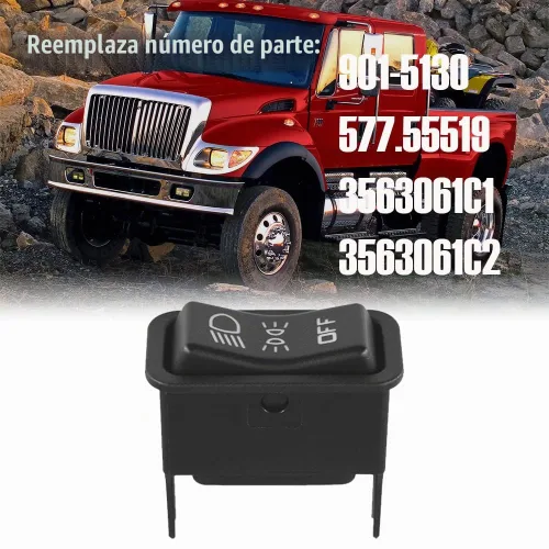 Vista 3 de Interruptor de control de faros delanteros de alta resistencia 901-5130 se adapta a 2007-2017 International CXT Lonestar MXT ProStar IC Corporation
