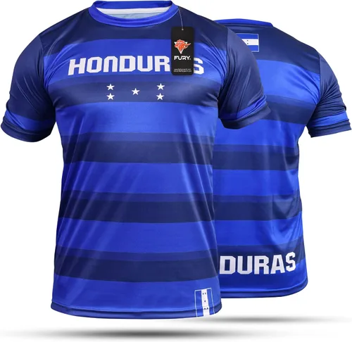 Vista 6 de Fury Honduras Soccer Jersey - Honduras Soccer Shirt - Camiseta de Futbol de Honduras Football Jersey MenWomenUnisex