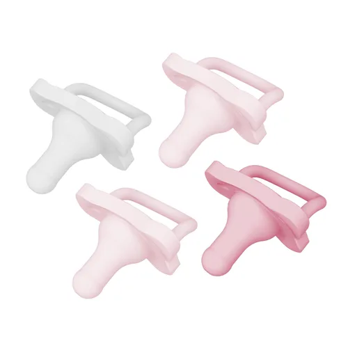 Vista 12 de Dr. Brown's HappyPaci - Chupete para bebé, rosa claro, rosa, blanco
