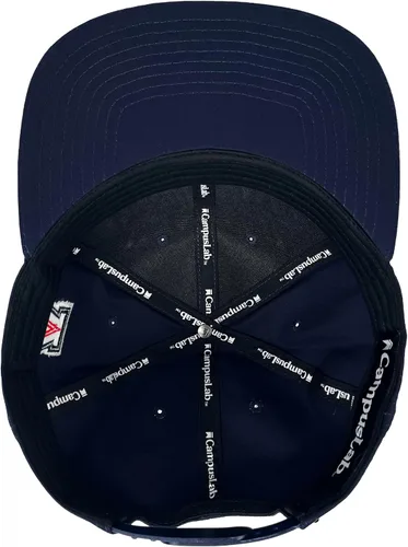 Vista 7 de Sombrero oficial de 6 paneles con ala plana ajustable colegial - Colección Gradient Team