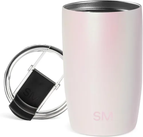 Vista 18 de Simple Modern Taza de café de viaje Tumbler con tapa abatible Reutilizable, aislada, de acero inoxidable, taza de café helado Cold Brew, termo
